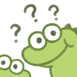 ❓ emoji 抹茶旦旦 👉🏻表情包基地 @doututiezhi Telegram sticker 5 of 119