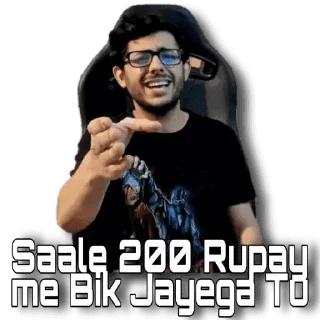 Sticker from Stickipedia's CarryMinati