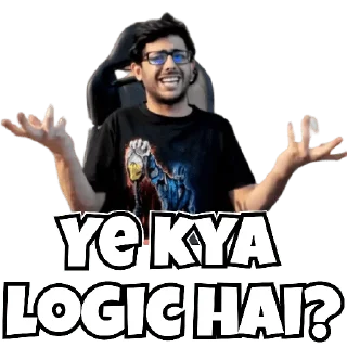 😀 emoji CarryMinati Telegram sticker 8 of 15