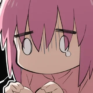 😢 emoji Hitori gotou | @skdneux Telegram sticker 24 of 61