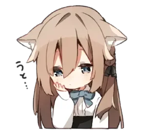 Sticker from ねこみみ女の子