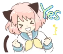 Sticker from ねこみみっこネココ2