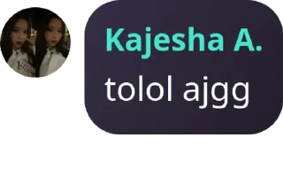 ⁉️ emoji sambatan kajesha Telegram sticker 4 of 36