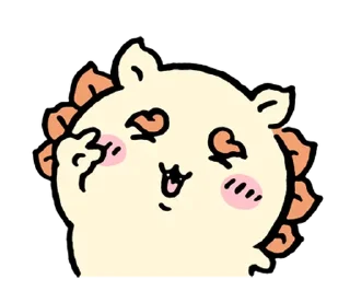 ⭐ emoji Chikawa (piece) @moe_sticker_bot Telegram sticker 24 of 40