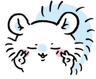 ⭐ emoji Chikawa (piece) @moe_sticker_bot Telegram sticker 14 of 40