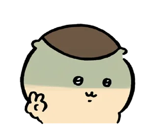 ⭐ emoji Chikawa (piece) @moe_sticker_bot Telegram sticker 19 of 40