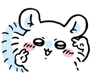 ⭐ emoji Chikawa (piece) @moe_sticker_bot Telegram sticker 15 of 40