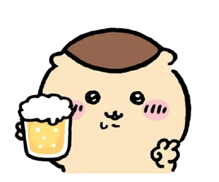 ⭐ emoji Chikawa (piece) @moe_sticker_bot Telegram sticker 18 of 40