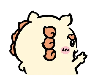 ⭐ emoji Chikawa (piece) @moe_sticker_bot Telegram sticker 22 of 40