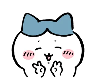 ⭐ emoji Chikawa (piece) @moe_sticker_bot Telegram sticker 5 of 40