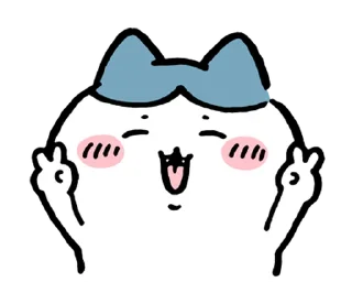 ⭐ emoji Chikawa (piece) @moe_sticker_bot Telegram sticker 6 of 40