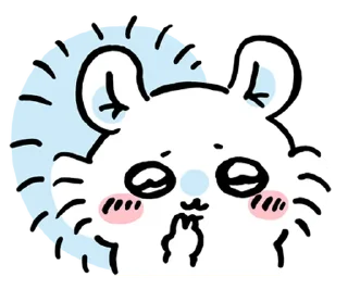 ⭐ emoji Chikawa (piece) @moe_sticker_bot Telegram sticker 16 of 40