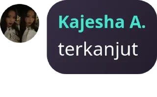 ⁉️ emoji sambatan kajesha Telegram sticker 22 of 36