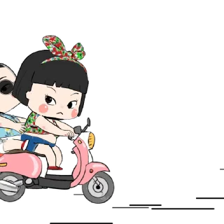 ⭐ emoji Khing Khing and Mhoo Deng @moe_sticker_bot Telegram sticker 24 of 24