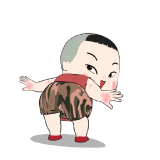 ⭐ emoji Khing Khing and Mhoo Deng @moe_sticker_bot Telegram sticker 10 of 24