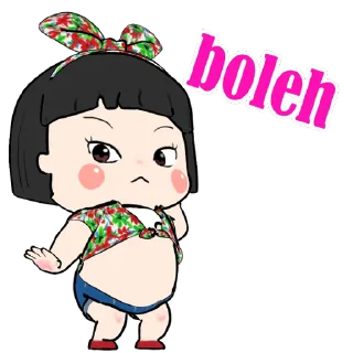 ⭐ emoji Khing Khing and Mhoo Deng @moe_sticker_bot Telegram sticker 9 of 24