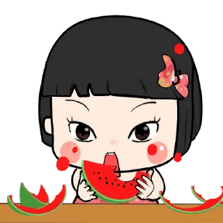 ⭐ emoji Khing Khing and Mhoo Deng @moe_sticker_bot Telegram sticker 19 of 24