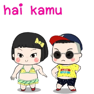⭐ emoji Khing Khing and Mhoo Deng @moe_sticker_bot Telegram sticker 1 of 24