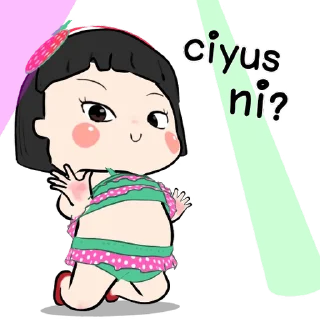 ⭐ emoji Khing Khing and Mhoo Deng @moe_sticker_bot Telegram sticker 3 of 24