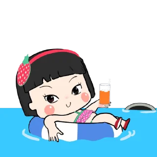 ⭐ emoji Khing Khing and Mhoo Deng @moe_sticker_bot Telegram sticker 23 of 24