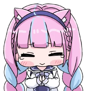 Sticker from Minato Aqua ➜ @animee_stickers