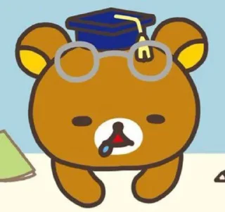 😪 emoji Rilakkuma🧸୧ ‧₊˚🍮 ⋅ ☆| @skdneux Telegram sticker 7 of 70