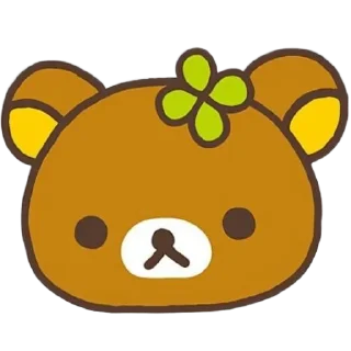 🙂 emoji Rilakkuma🧸୧ ‧₊˚🍮 ⋅ ☆| @skdneux Telegram sticker 20 of 70