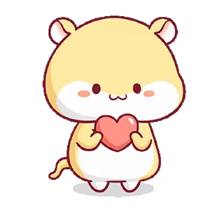 ❤️ emoji @xxyuji || Hamster Pangpang Telegram sticker 19 of 24