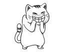 Sticker from Ugly Tabby Cat @bistic