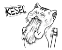 Sticker from Ugly Tabby Cat @bistic