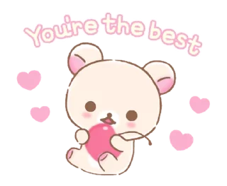 💭 emoji @gmoue, Korilakkuma Vacation! Telegram sticker 11 of 23