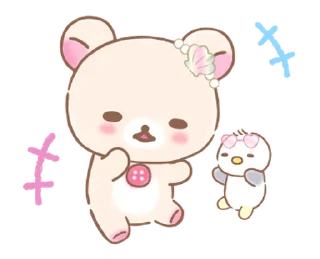 💭 emoji @gmoue, Korilakkuma Vacation! Telegram sticker 16 of 23