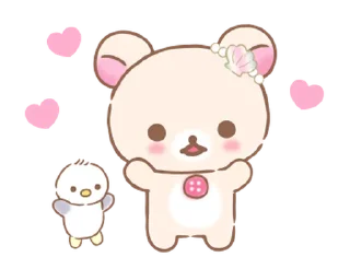 💭 emoji @gmoue, Korilakkuma Vacation! Telegram sticker 22 of 23