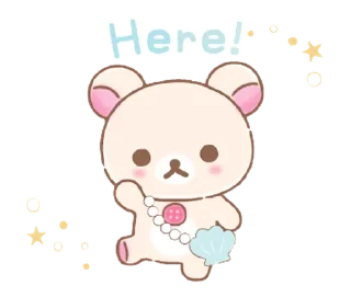 💭 emoji @gmoue, Korilakkuma Vacation! Telegram sticker 2 of 23