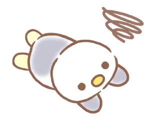 💭 emoji @gmoue, Korilakkuma Vacation! Telegram sticker 20 of 23