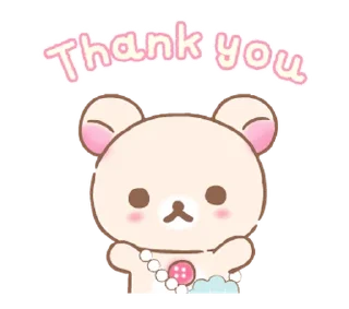 💭 emoji @gmoue, Korilakkuma Vacation! Telegram sticker 17 of 23