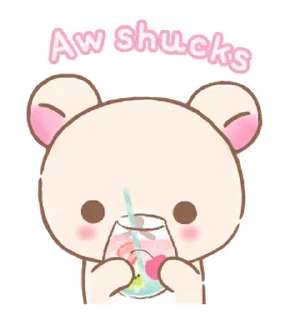 💭 emoji @gmoue, Korilakkuma Vacation! Telegram sticker 7 of 23