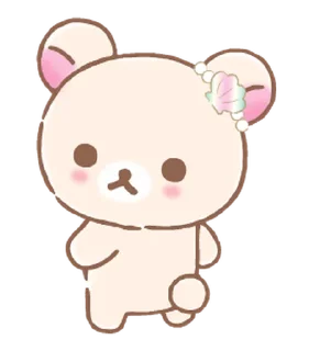 💭 emoji @gmoue, Korilakkuma Vacation! Telegram sticker 9 of 23