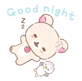 💭 emoji @gmoue, Korilakkuma Vacation! Telegram sticker 19 of 23