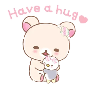 💭 emoji @gmoue, Korilakkuma Vacation! Telegram sticker 1 of 23