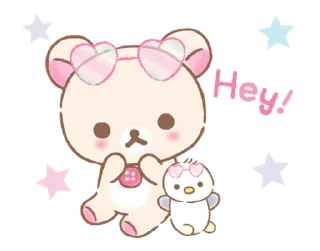 💭 emoji @gmoue, Korilakkuma Vacation! Telegram sticker 12 of 23