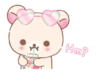 💭 emoji @gmoue, Korilakkuma Vacation! Telegram sticker 18 of 23