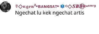 Sticker from Sticker Pack Bangsat nih bos