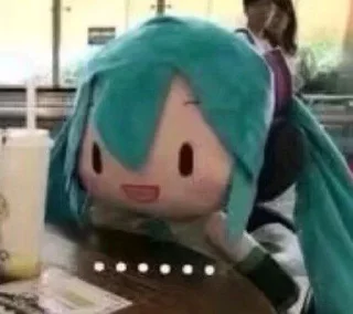 😳 emoji 初音未来 Telegram sticker 2 of 120