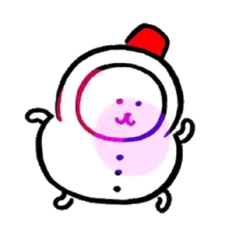 💬 emoji Joke Bear (Feat. Happy New Year)_kal Telegram sticker 8 of 24