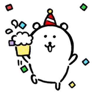 💬 emoji Joke Bear (Feat. Happy New Year)_kal Telegram sticker 13 of 24