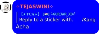 Sticker from ✧TEJASWINI✧'s Sticker Vol.1