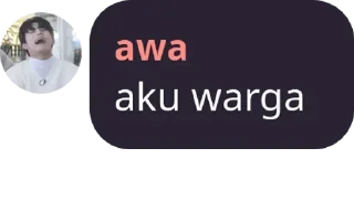 Sticker from awa