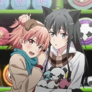 Sticker from Oregairu Stickers @KissAnime_Stickers_Gallery