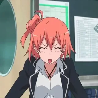 Sticker from Oregairu Stickers @KissAnime_Stickers_Gallery